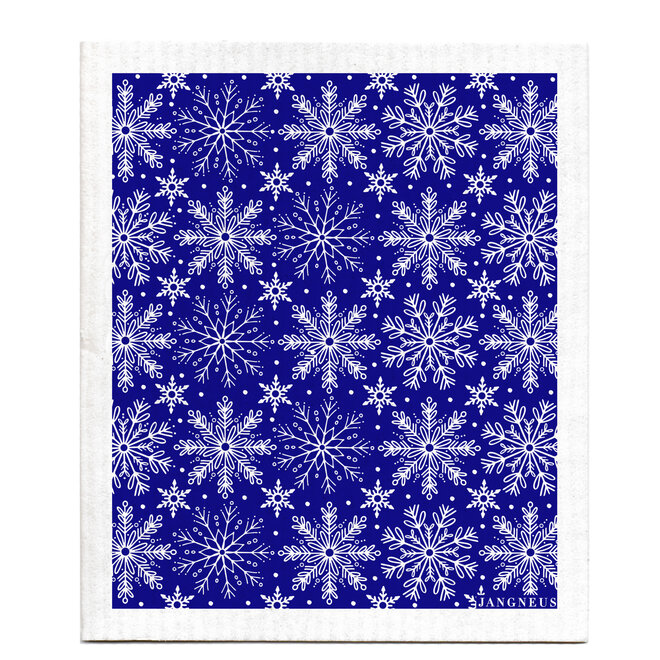 Biologische vaatdoek Sneeuwkristallen