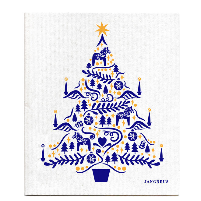 Vaatdoek Biologisch Scandi Christmas Tree