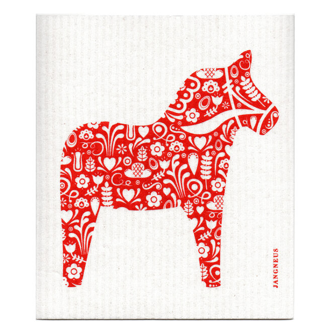 Dala Horse Dish Cloth