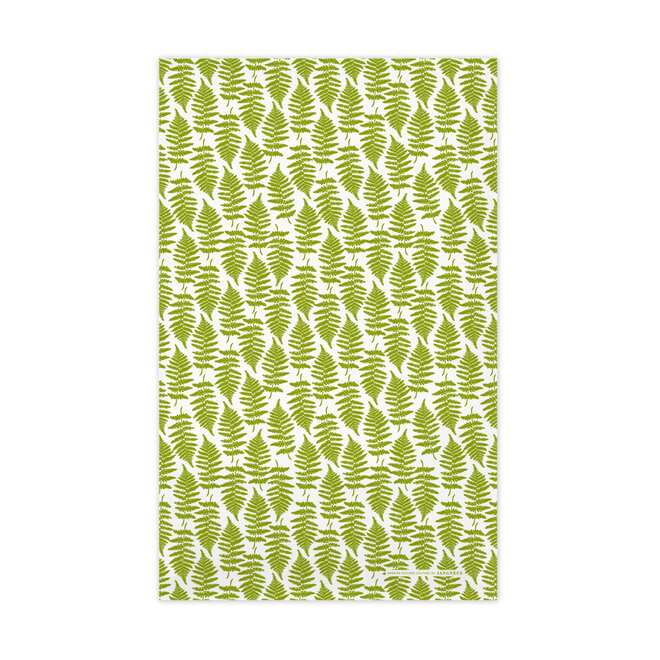 Tea Towel Green Fern