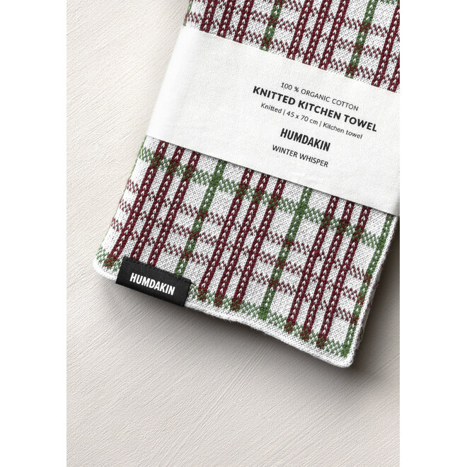 Gebreide handdoek Winter Whisper