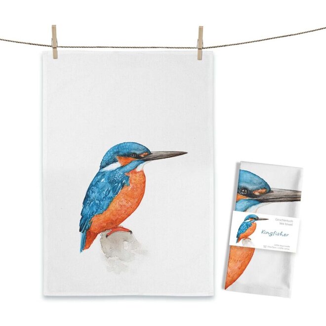 Tea towel Kingfisher