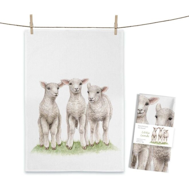 Tea towel Little Lambs