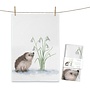 Tea towel Snowdrop Hedgehog