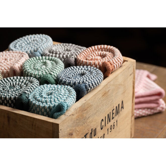 Gebreide handdoek Nature - Warm grey (BH0286)