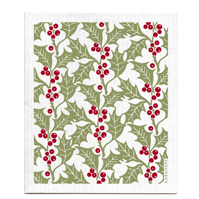 Dishcloth Christmas Holly