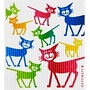 Dishcloth Team of Colorful Cats