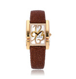 Milus Apiana  40 rose gold MOP diamond bezel