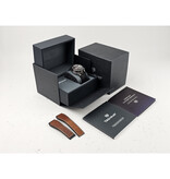 TAG Heuer Carrera Calibre Heuer 02 Chronograph 43 steel black ceramic skeleton 2022 box + papers | E