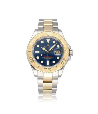 Rolex Yacht-master 40 steel - yellow gold blue Oyster 2004 + box | ROLEX SERVICED