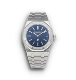 Audemars Piguet Royal Oak  39 blue Jumbo extra thin 50th Anniversary 2022 box + papers