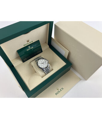 Rolex Sky-Dweller  42 steel - white gold white / silver Jubilee 2022 box + papers