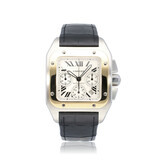 Cartier Santos de Cartier 100 Chronograph  XL steel - yellow gold | ref. 2740 | box + papers