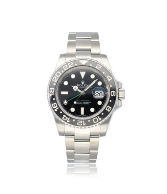 Rolex GMT-Master II 40 steel black ceramic Oyster 2009 box + papers