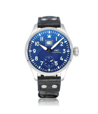 IWC Big Pilot's Watch Edition 150 Years 46 steel blue 2018 box + papers