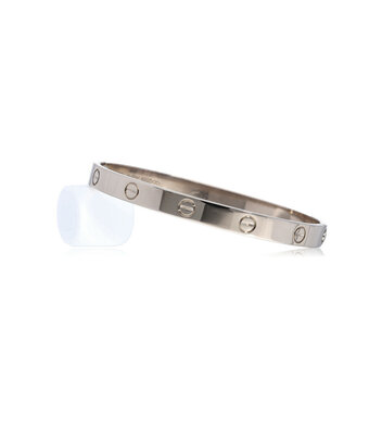 Cartier Love   bracelet size 18 white gold - large size - 2018 box + papers