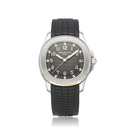 Aquanaut 38 steel rubber black embossed 2008 + papers