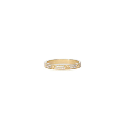 Love Ring 72 diamond 54 ring size 54 mm yellow gold mini paved 2024 box + papers
