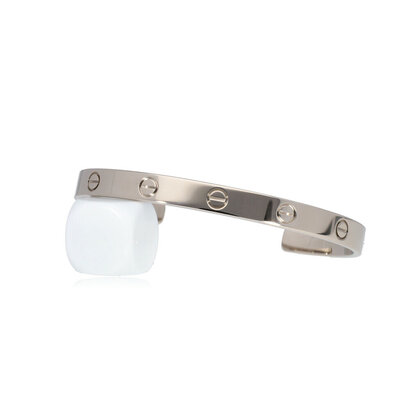 Love bracelet 19cm bracelet - size 19 - white gold 2015 box + papers