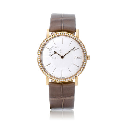 Altiplano 34 rose gold diamond factory bezel NEW / UNWORN 2025 box + papers