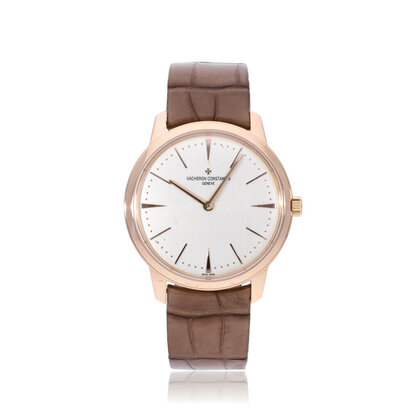 Patrimony 36 contemporaine rose gold factory diamond case 2015 box + papers