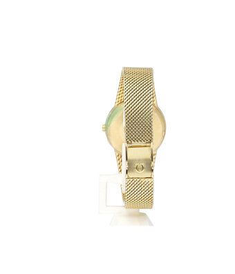 Omega Constellation f300Hz Electronic Chronometer Tuningfork 35 gold mesh | NEW OMEGA SERVICE