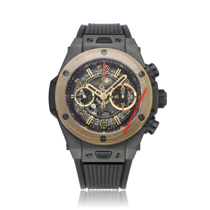 Big Bang Unico Magic Gold 45 ceramic skeleton 2016 box + papers