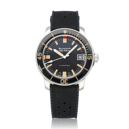 Fifty Fathoms Barakuda 40 steel black limited 2019 box + papers