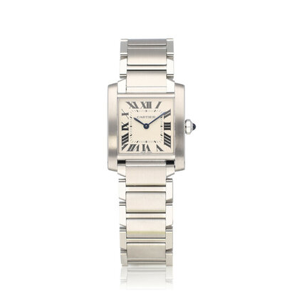 Tank Française Medium steel MM - medium silver roman | ref. 3751 |