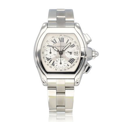 Roadster Chronograph Automatic 40 steel silver 2003 box + papers