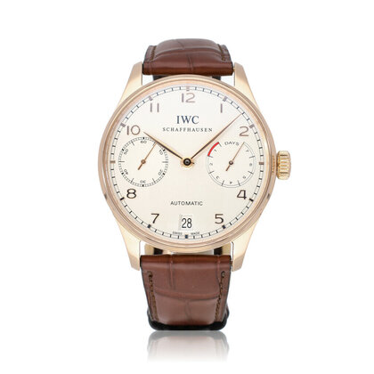 Portugieser Automatic 7 days Power Reserve 42 7-days rose gold 2015 box + papers