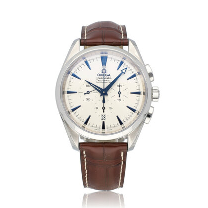Seamaster Aqua Terra 42,2 steel silver 2008 box + papers