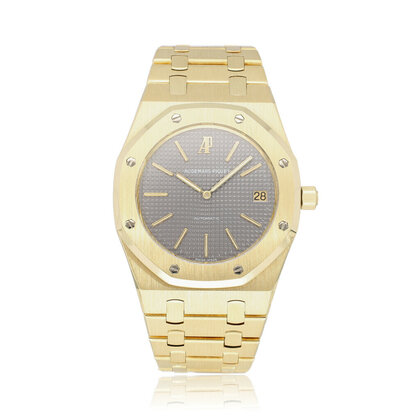 Royal Oak Jumbo 39 Jumbo yellow gold D-serial - 1993 + AP Extract