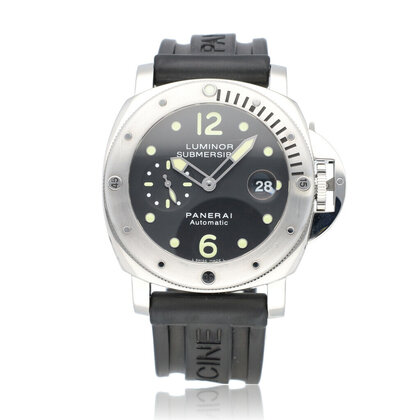 Submersible Automatic Acciaio 44 steel black 2011 box + papers