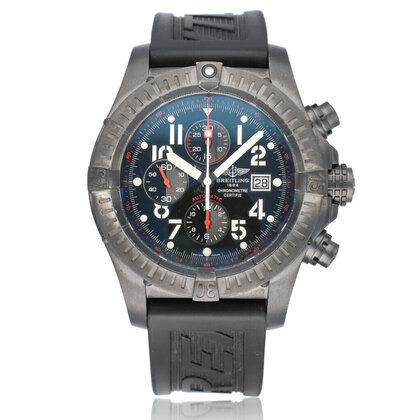 Avenger Blacksteel Chronograph 48 steel rubber limited