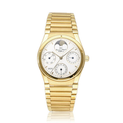 Ingenieur Perpetual Calendar Moonphase 35 yellow gold white dial