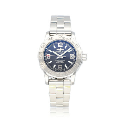 Breitling Colt lady 33 steel black 2014 box + papers