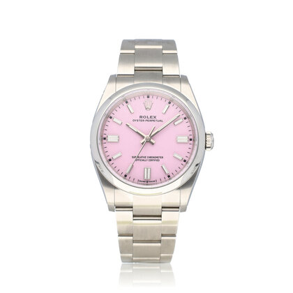 Oyster Perpetual 36 steel candy pink Mew domed Oyster 2024 + papers