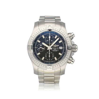 Avenger Chronograph 43 steel black 2024 box + papers