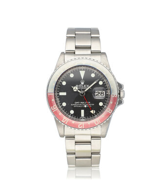 Rolex GMT-Master II 40 steel Pepsi fuchsia matte pallettoni - SWISS ONLY - 1978 B+P