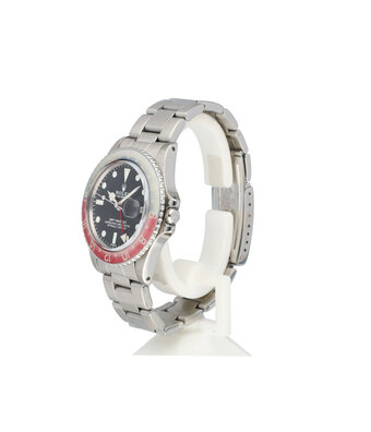 Rolex GMT-Master II 40 steel Pepsi fuchsia matte pallettoni - SWISS ONLY - 1978 B+P