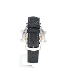 Patek Philippe Grand Complications Alarm Travel Time  platinum black leather | 21% VAT DEDUCTIBLE