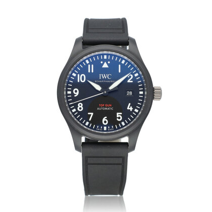 Pilot's Watch Top Gun 41 ceramic black 2024 box + papaers