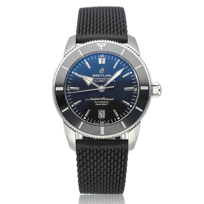 Superocean Heritage 46 steel black dial 2021 box + papers