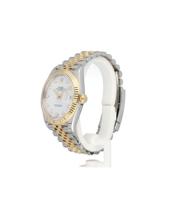 Rolex Datejust 41 steel - gold MOP / pearl diamond Jubilee 2021 + papers