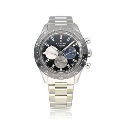 Chronomaster Sport 41 steel black 2021 box + papers