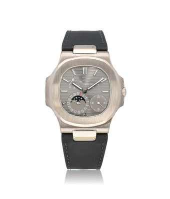 Patek Philippe Nautilus Moonphase Power Reserve 40 white gold moonphase power reserve - 2017 + papers