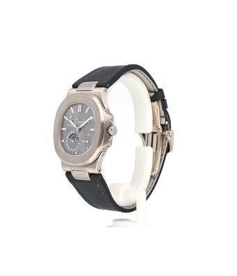 Patek Philippe Nautilus Moonphase Power Reserve 40 white gold moonphase power reserve - 2017 + papers