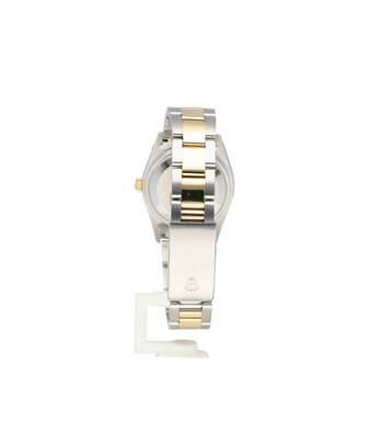 Rolex Date 34 34 steel - yellow gold silver arabic tropical 2003 B+P | NEW ROLEX SERVICE