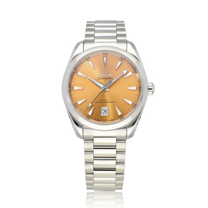 Seamaster Aqua Terra 150M Co-Axial Master Chronometer 38 steel orange - salmon 2024 box +